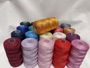 New Summer Crochet Yarn 2.5mm Thin Ice Cotton Thread for Hand Knitting Bag Hat Shoes 130g Hollow Line Colorful Nylon Cord