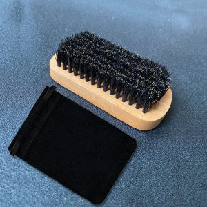 Mens Beard Grooming Set Beard Brush Bristle Material Beard Comb Scissors with Storage Bag Specially Designed for Men