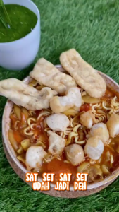 MARENTA [ 3 PCS ] Paket Seblak Bandung Instan Komplit (85gr) - Makanan pedas gurih mie