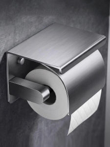 ROLONG | No Drill Required Toilet Paper Holder 304 Stainless Steel Wall Mounted