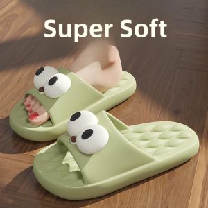 MONLEYTA | Adorable Anti-Slip Summer Slippers Womens Bathroom Home Comfortable EVA Cute Flat Sandals Breathable Slip-On Shoes For Ladies