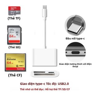 Đọc Thẻ SD Tốc Độ Cao Hỗ Trợ iPhone/iPad Type C