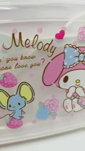 iSchoolDy Kids Cartoon Kuromi Kitty Melody Little Twin Stars Food Container Kotak Makan Sekolah Lunch Box 儿童饭盒 库洛米 美乐蒂