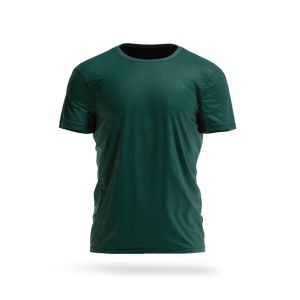 Kaos Basic Polos Hijau Green Bottle Army Monogram Motif Logo T-shirt