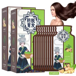 Anti-Hair Loss Shampoo Ginger Plant Extracts Hair Growth Hair Thickening Shampoo for Stronger Thicker Longer Hair 200ml