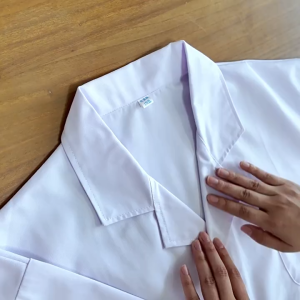 [COD] Lab Gown For Students Long Sleeve Laboratory Gown Suit Same Gender Design Pure Cotton Fabric White Coat For Doctor Lab Uniform