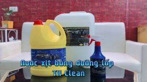 Xịt bóng lốp xe ô tô cao cấp TH CLEAN 4.5 lít