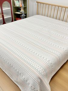 Pure Cotton 6 Layer Muslin Soft Matress Cover All Season Breathable Sweat Absorbent Machine Washable Bedding for Mother Baby