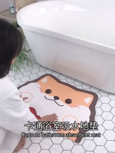 🔥 แผ่นรองรองเท้า พรมปูพื้น ดูดซับน้ำได้ดี พื้นยางกันลื่น