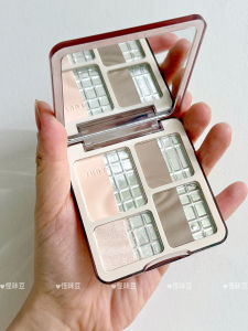 JudydoLL Tangerine Flower Four-Color Matte Highlighting And Contouring Powder Sample Integrated Beauty Makeup Tool