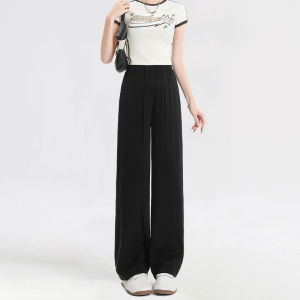 unisunny | Maternity Summer Lightweight Pants High Waist Comfortable Loose-fitting