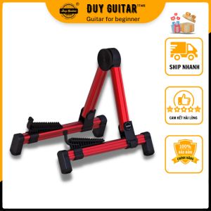 Chân để đàn guitar xếp gọn hợp kim nhôm chắc chắn gọn nhẹ Dễ mang chứa trong bao đàn Duy Guitar Store giá tốt