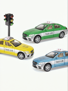 Six-door Taxi Toy Car