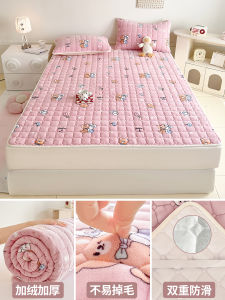 หมอนรองที่นอนแบบหนาและอบอุ่นสำหรับฤดูหนาว ผ้าขนแกะแบบหนา หมอนรองที่นอนแบบยืดหยุ่นสำหรับหอพักนักเรียน อุปกรณ์เสริมที่นอนแบบลำลอง