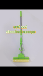 AT.Homemart ไม้ม็อบฟองน้ำถูพื้น PVA แท้! ดูดซับน้ำดีกว่าเดิม 💦 ไม้ถูพื้นแบบรีดน้ำ ด้ามยืดได้ (พร้อมวิธีใช้) 3 สี (รุ่น 138)