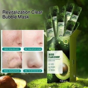 Compound Acid Avocado Cleansing Facialbubble Mask Sleeping Maskrejuvenation Mask Deep Cleansing Blackhead Acne Hydrating Skin Clean Pores  Beautiful Moist But Not Greasy