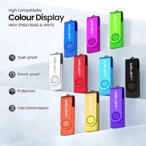 JASTER USB 3.0 Flash Drive Mini plastic 128GB Extreme Speed Pen drive Rotatable Memory stick 8GB 16GB 32GB 64GB USB stick Gift