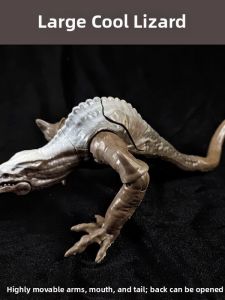 Movable Joints Skull Island Lizard Model Large Size