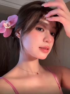 Hiasan Kepala Gadis Jepit Rambut Bunga Anggrek Kupu-kupu Hiasan Kepala Aksesoris Rambut Bunga Korea Wanita BRG