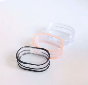 Doll Bag Keychain Display Waterproof Transparent Charger Cable Pouch Storage