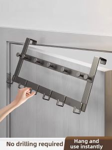 MINGZHI | Multifunctional No-Drill Hook Rack Storage Organizer