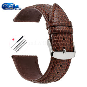 Cowhide Leather Watch Strap 16/18/20/22mm for Casio for Tissot Replace Band Casual Business Men Wrist Lizard Pattern Design Band