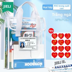 JIELI | Túi Khám Minh Bạch Chống Nước Dung Lượng Lớn