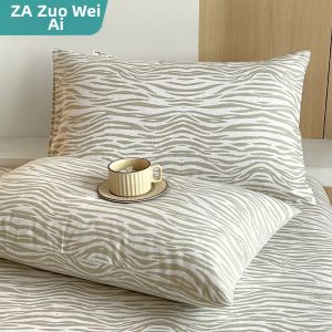 ZUOWEIAI | Vỏ Gối Bông Dày Mát 1 Cặp 48cmx74cm