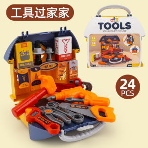 Mainan Anak 2in1 RUANG PENYIMPANAN Villa Play House Tools Set Untuk Edukasi Anak