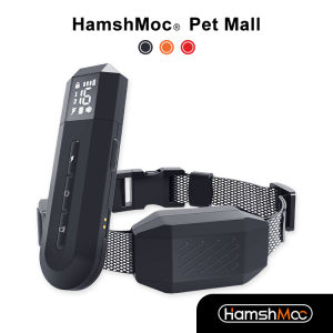 HamshMoc Waterproof Dog Collar Anti-Bark Intelligent Remote Control Pet Collar Electric Stop Barking For Dogs Training