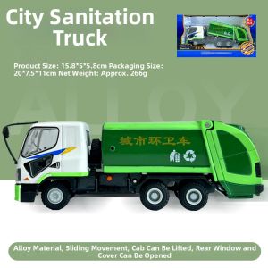 Simulation Trash Collection and Street Cleaning Vehicle Toy