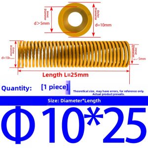 JISHUO | Japanese Rectangular Small Load Compression Spring