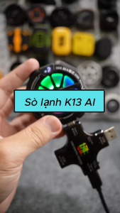 Quạt tản nhiệt sò lạnh K13 AI - Công suất cao làm lạnh cực nhanh - Tích hợp AI thông minh - Hoàn thiện cao cấp