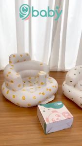 [8 MẪU] Ghế hơi tập ngồi cho bé cao cấp bơm hơi dễ dàng 9BABY