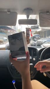 Holder Hp Mobil Putar 360 Derajat / Holder Kaca Spion Flexible Universal Buat Semua Mobil