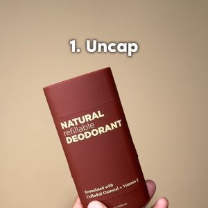 [Zen] Hygr Natural Refillable Deodorant Stick For Smelly Armpit Body Odor 100% Natural Smell Be Gone Deodoran 狐臭