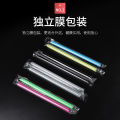 Disposable Pearl Milk Tea Straw Thick Individually Packaged Plastic Color Transparent Juice Long Straw Large. 