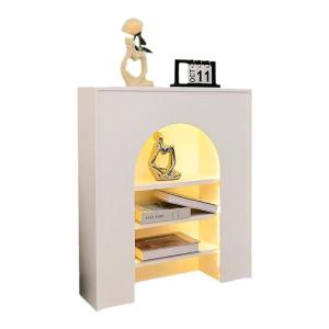 Modern Minimalist European Style Fireplace Cabinet Popular Network Home Decorative Cabinet Simple Background Wall Wedding Living Room Entrance Storage Cabinet