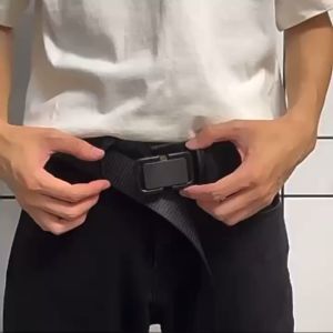 Happy Mall COD H-#57t New Adjustable Nylon Outdoor Belt with Alloy Buckle - Casual Sporty Style