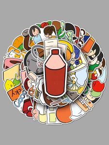 Original Worker Cartoon Hand-drawn Q Version Cute Waterproof Graffiti Decoration Mobile Phone Case Notebook DIY Sticker