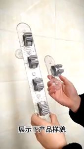 Bathroom Mop Hook Broom Storage Rack Umbrella Stand Storage Rack Waterproof Wall Rack Pemegang Penyapu