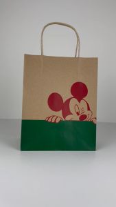TÚI GIẤY KRAFT NÂU CHUỘT MICKEY SBU00044N