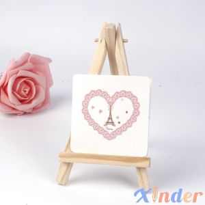 ✨Xinder✨ Mini Wooden Tripod Mobile Phone Stand Small Easel Mini Triangular Pine Bracket Display Ornament