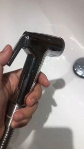 🔥พร้อมส่ง🔥 หัวชำระ ชุดชำระ หัวฉีด ABSชุบเงินเงา ตกไม่แตก ไม่เป็นสนิม ใช้งานสะดวก สายน้ำนุ่ม (BS02)#