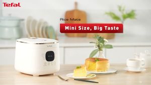 |HỎA TỐC 2H| Nồi cơm điện tử Tefal Rice Mate Mini 0.7L RK515168 - Công nghệ AI tự động điều chỉnh thời gian nhiệt độ phù hợp với từng loại gạo - Hàng chính hãng bảo hành 24 Tháng - Hỏa tốc 2H HCM