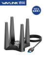 WiFi 6 Wireless Network Card High Speed Stable External Home Use Laptop Computer Network Signal Transmitter Gaming Desktop Receiver. 
