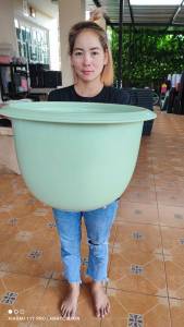 20 นิ้ว กระถาง สีเขียวพาสเทล 19 นิ้ว สินค้าพร้อมส่ง