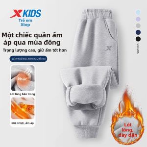 XTEP | Quần Jogger Có Lớp Lót Bông Cho Bé Trai