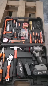 APR raja bor cordless type AP17+ 88v 13mm gen 4 brushless mesin bor baterai drill impact keyless chuck auto lock metal beton besi kayu sekrup baja ringan