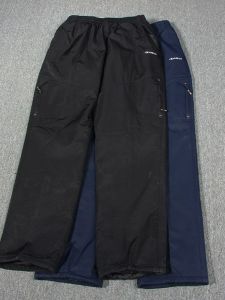 Export Mens and Womens Outdoor Fall and Winter Windproof Cotton-Padded Pants Waterproof Tactical Pants Straight-leg Cycling Heattech Ski Pants Parka